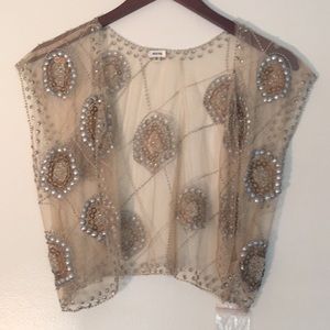 Anthropologie sequined bolero